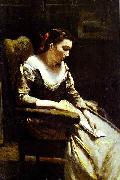 Jean-Baptiste Camille Corot The Letter Spain oil painting artist